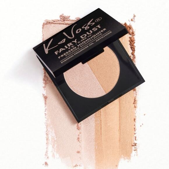 K VOSS Fairy Dust Deluxe Palette Pressed Highlighter in Moonlight/Starkissed - Picture 1 of 4